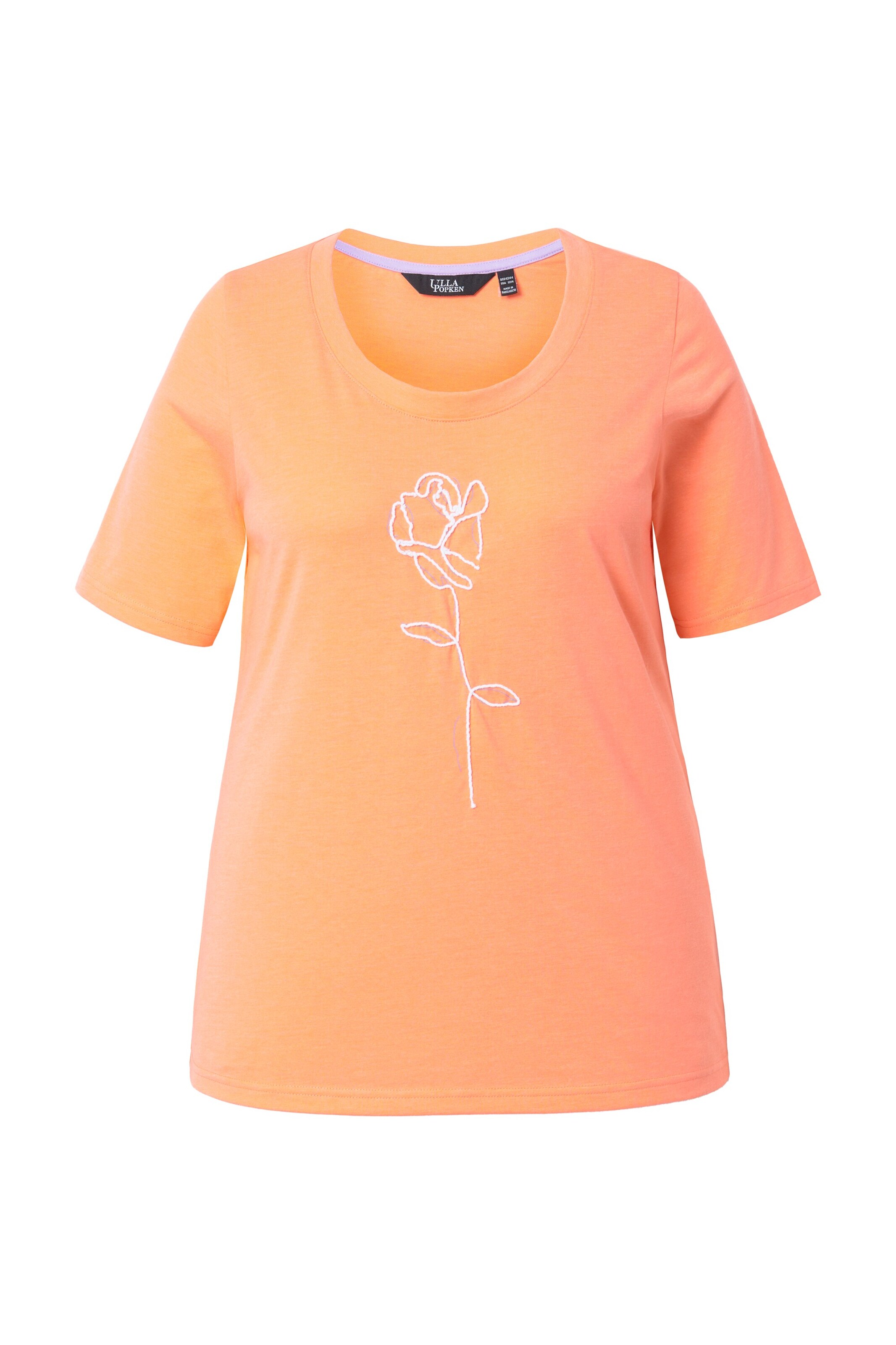 Ulla Popken Shirt in Oranje: voorkant