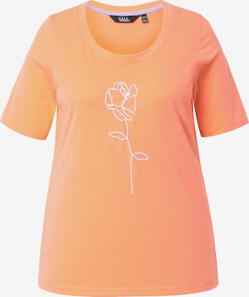 Ulla Popken Shirt in Oranje: voorkant