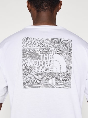 Tricou de la THE NORTH FACE pe alb