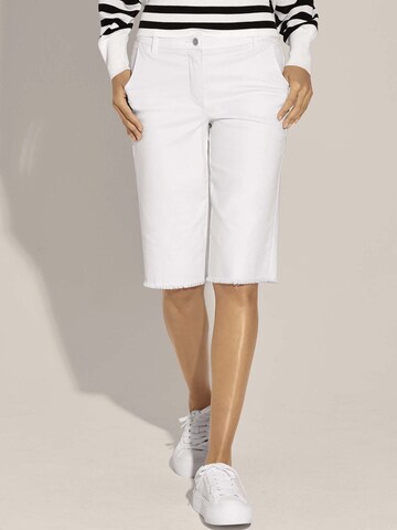 Regular Pantalon MADELEINE en blanc : devant