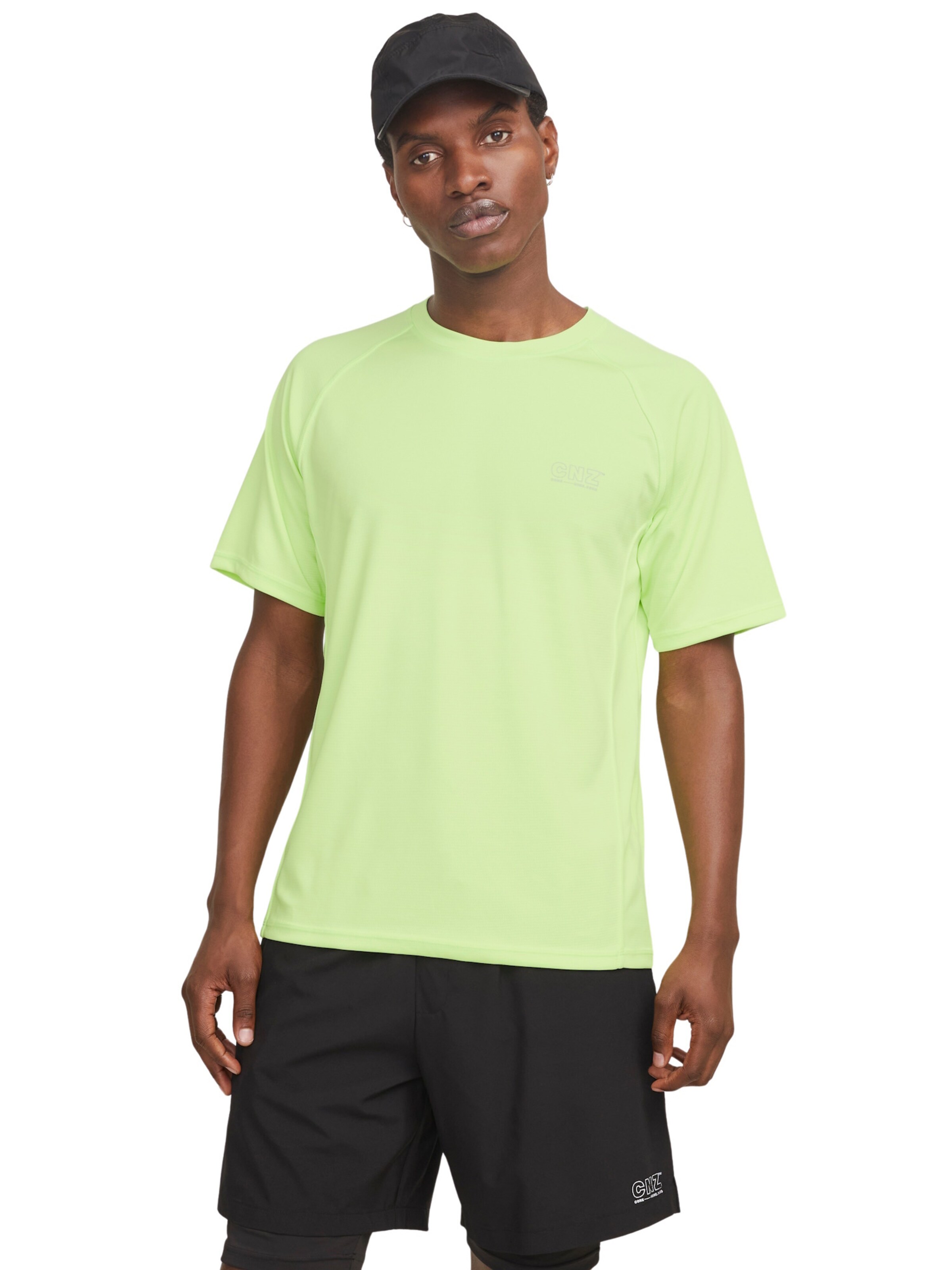 T-Shirt 'JCOCNZ' JACK & JONES en vert : devant