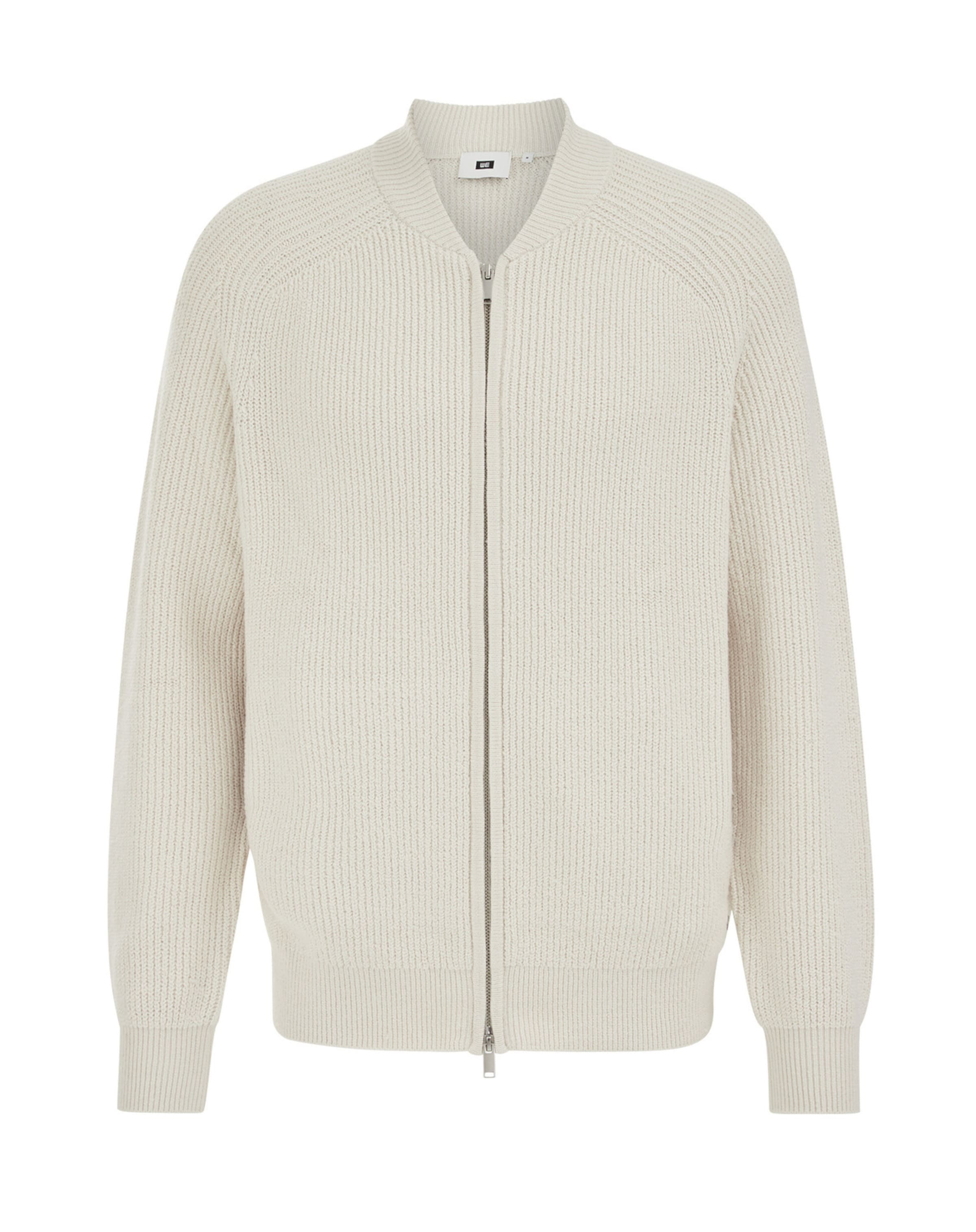 WE Fashion Вязаная кофта в Бежевый: спереди