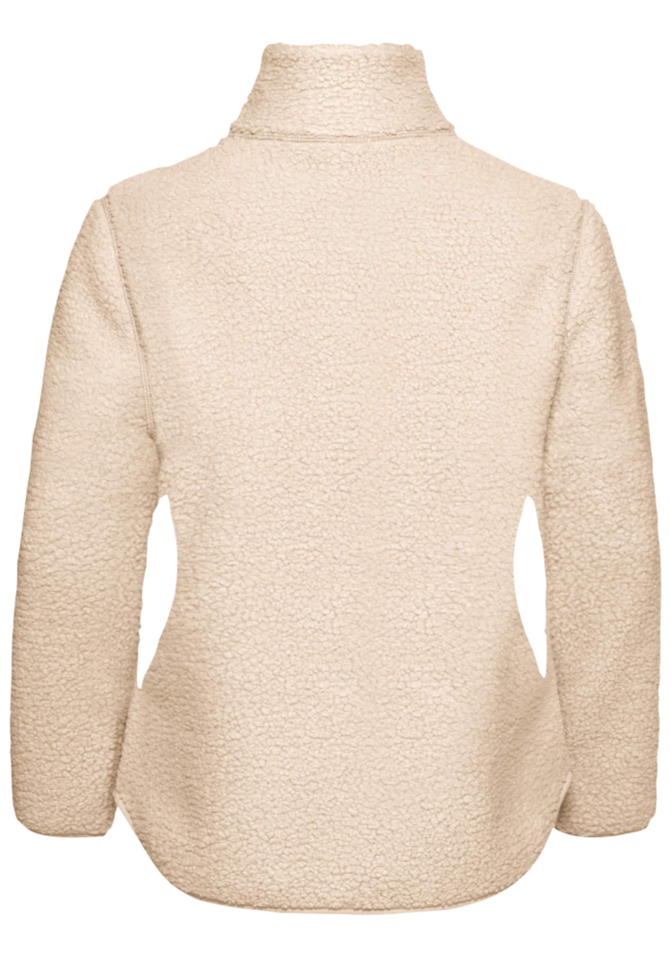 JACK WOLFSKIN Athletic fleece jacket in Beige