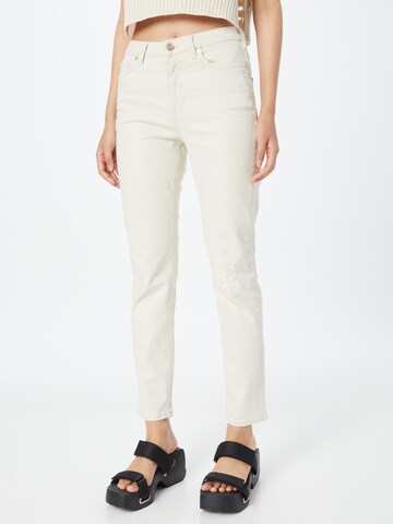 SCOTCH & SODA Slimfit Jeans 'Forget me not' i vit: framsida