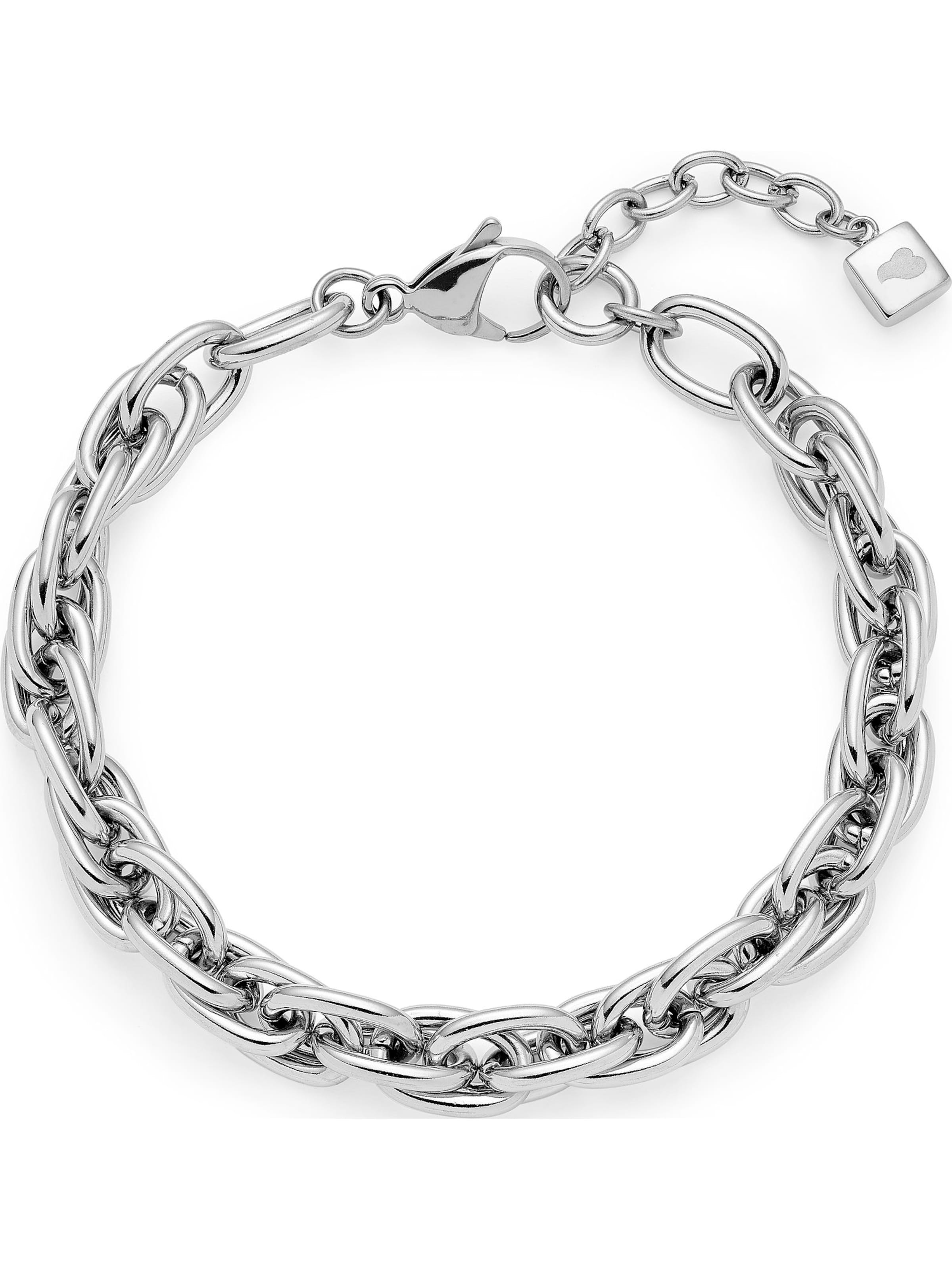 LEONARDO Bracelet in Silver: front