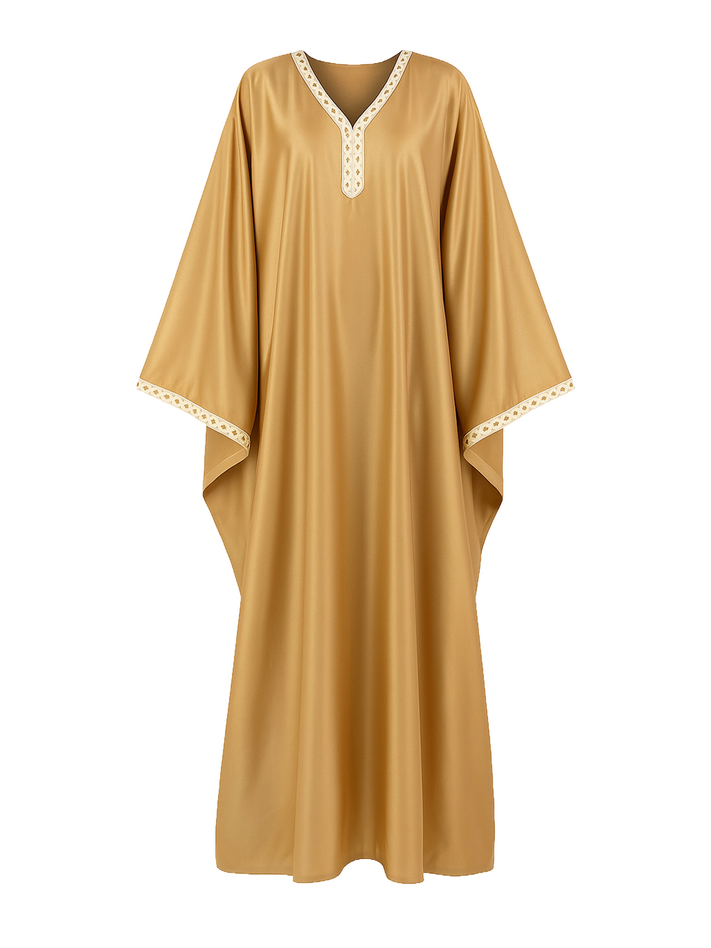 Robe Elara en beige : devant