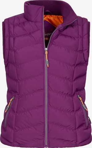 Gilet 'ELKLANDS' LPO en violet : devant