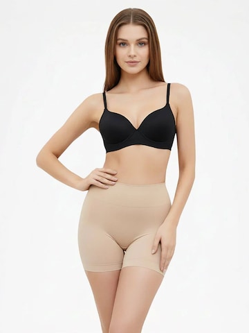 Shapetape Slip 'Naadloze Dames Boxershort' in Beige: voorkant