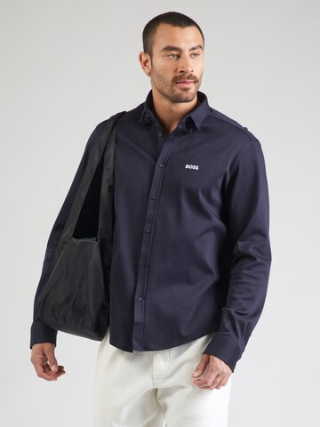 BOSS Slim fit Koszula 'B_Motion L' w kolorze niebieski: przód