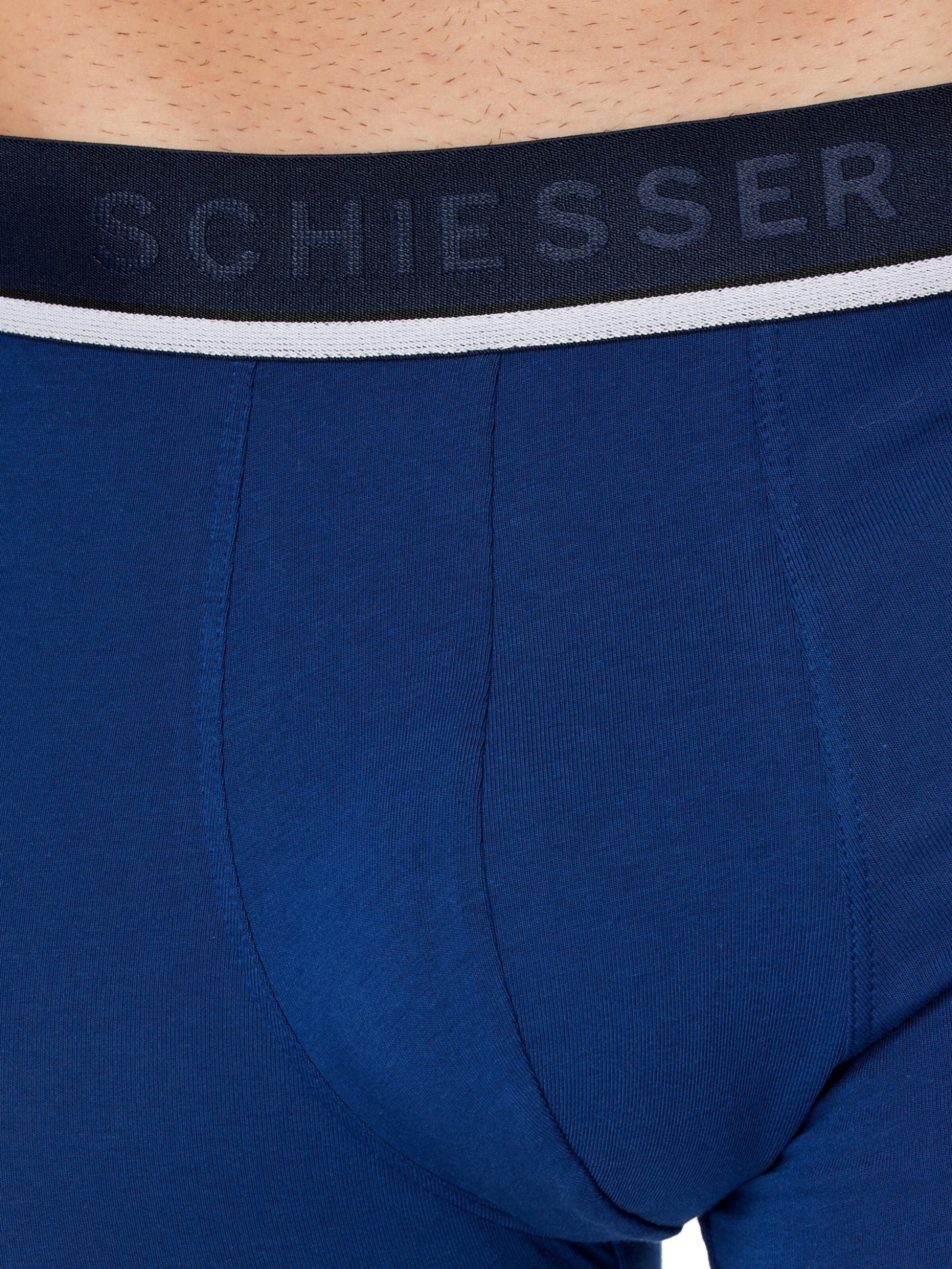 SCHIESSER Boksershorts i blå