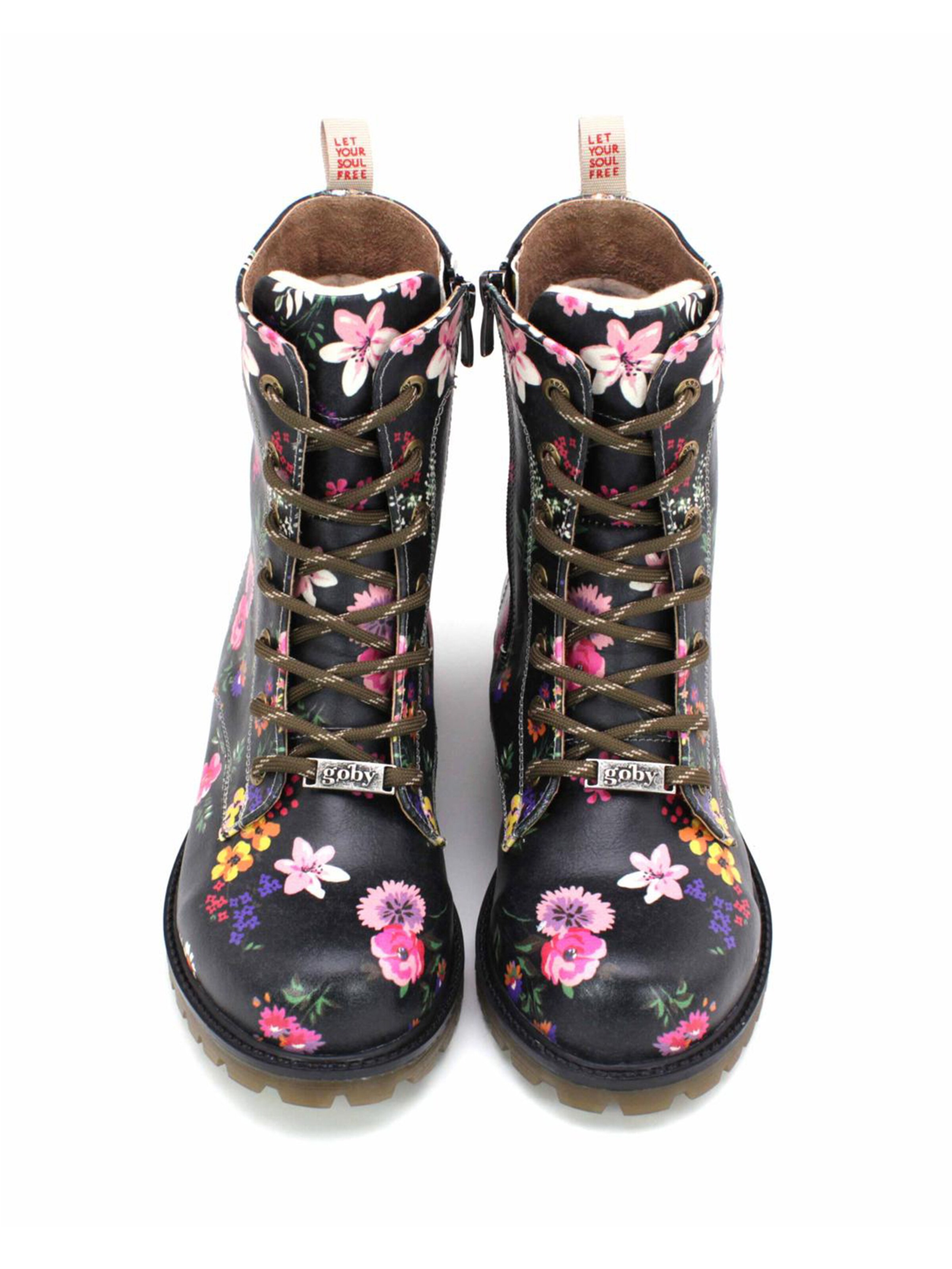 Goby - Botas con cordones 'Women's shoes Goby Ankle boots WMAT136' en negro