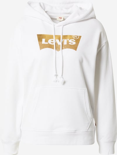 LEVI'S ® Sweatshirt 'LSE Graphic Standard Hoo' in gold / weiß, Produktansicht