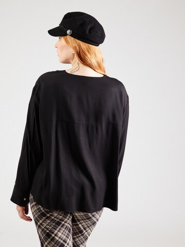 Tommy Hilfiger Curve Blouse 'Fluid' in Black