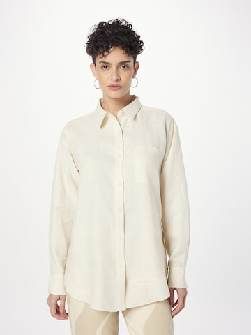 Camicia da donna di rosemunde in beige: frontale