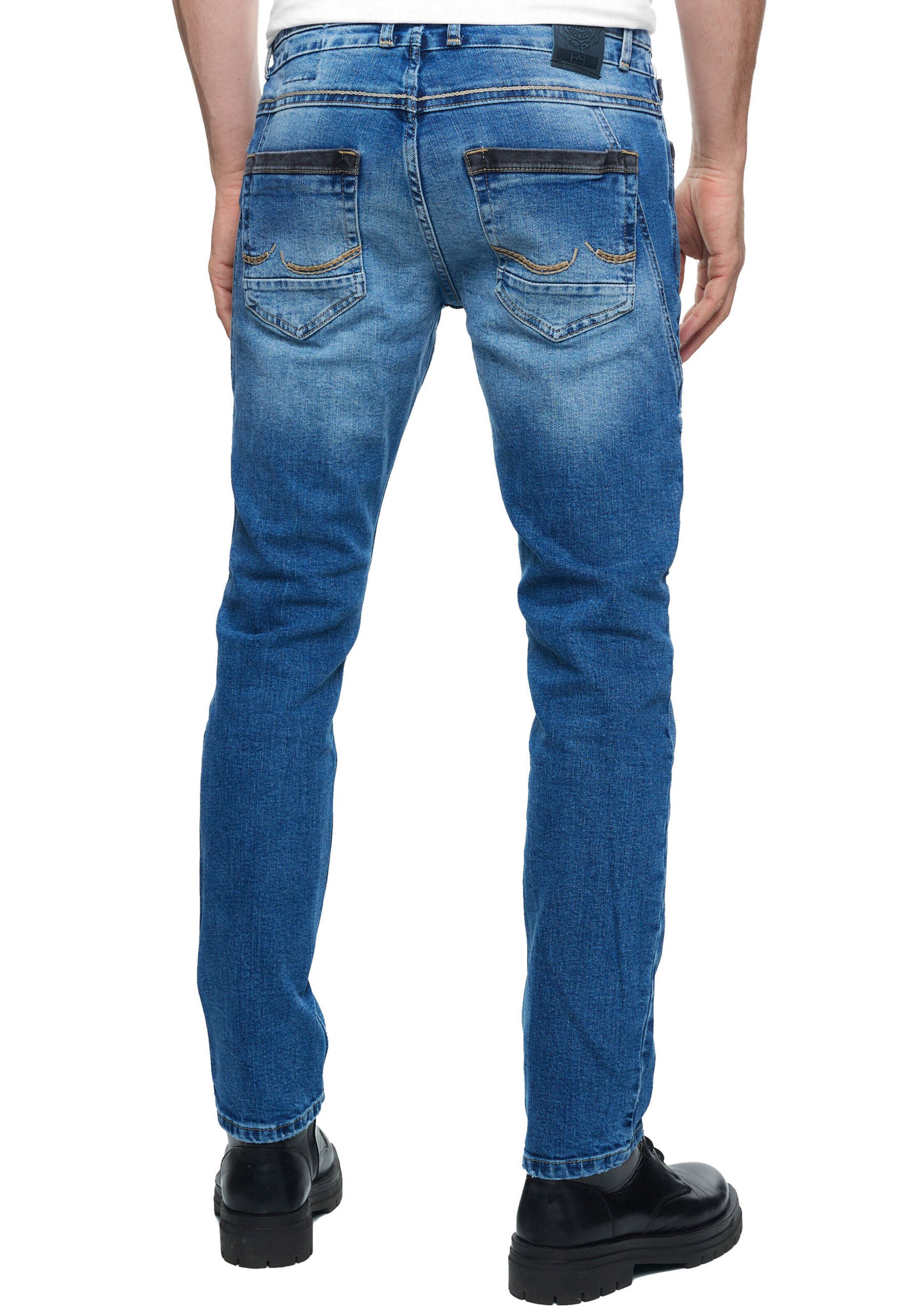 Rusty Neal Slim fit Jeans 'YOKOTE' in Blue
