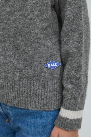 Ball Knit Cardigan 'ABIGAIL' in Grey