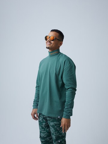 ABOUT YOU x Benny Cristo - Camisa 'Lio' em verde: frente