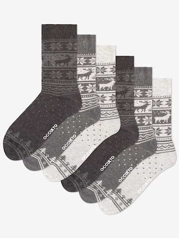 Occulto Socks 'Frida' in Grey