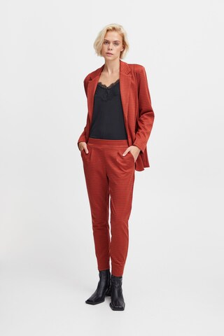 ICHI Slimfit Hose 'IHKate' in Rot