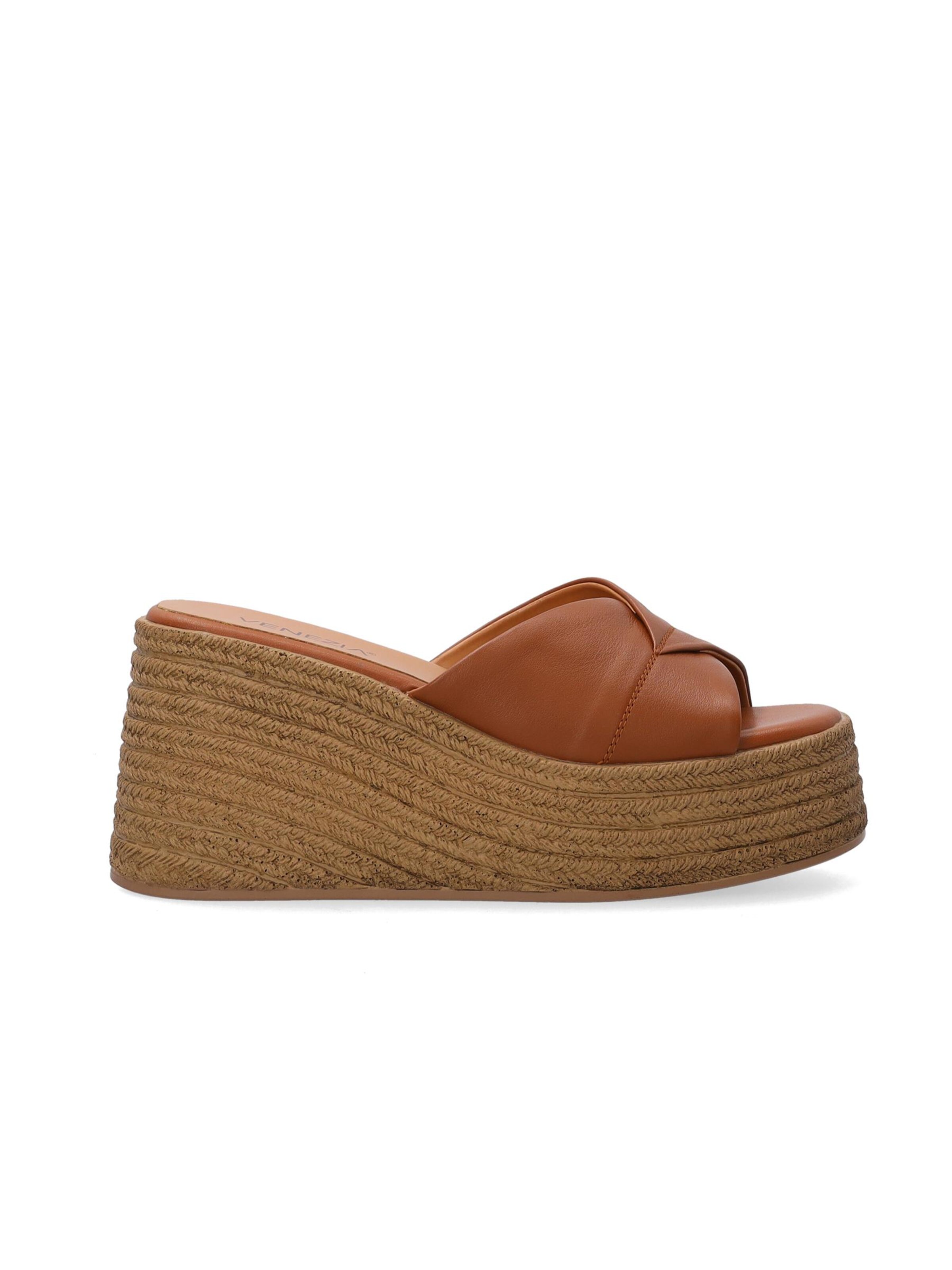 VENEZIA Pantolette‌‌‌‌‌‌‌‌‌ in Braun: Vorderseite