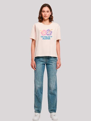 F4NT4STIC Shirt 'You Had Me At Aloha' in Roze