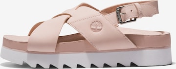 Sandales 'Santa Monica Sunrise' TIMBERLAND en rose : devant