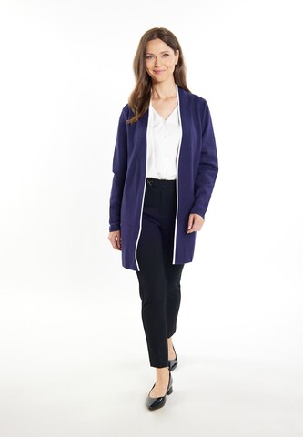 usha BLACK LABEL Knit Cardigan 'Nowles' in Blue