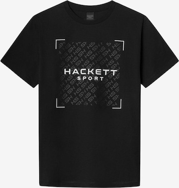 Hackett London T-Shirt in Schwarz: Vorderseite