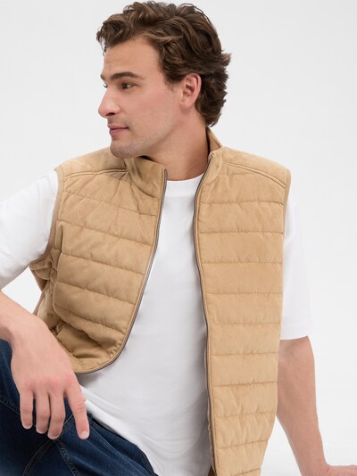 bugatti Steppweste in camel, Produktansicht