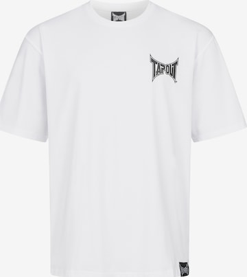 Tapout Majica 'Creekside' | bela barva: sprednja stran