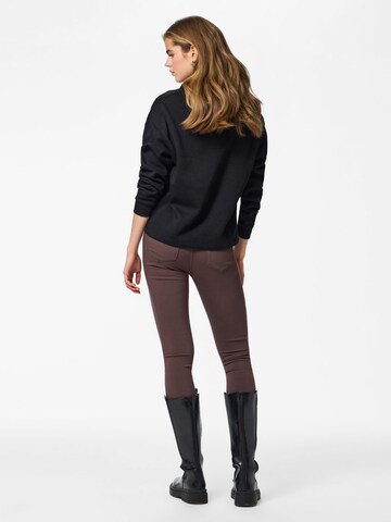 Skinny Jeggings PIECES en marron