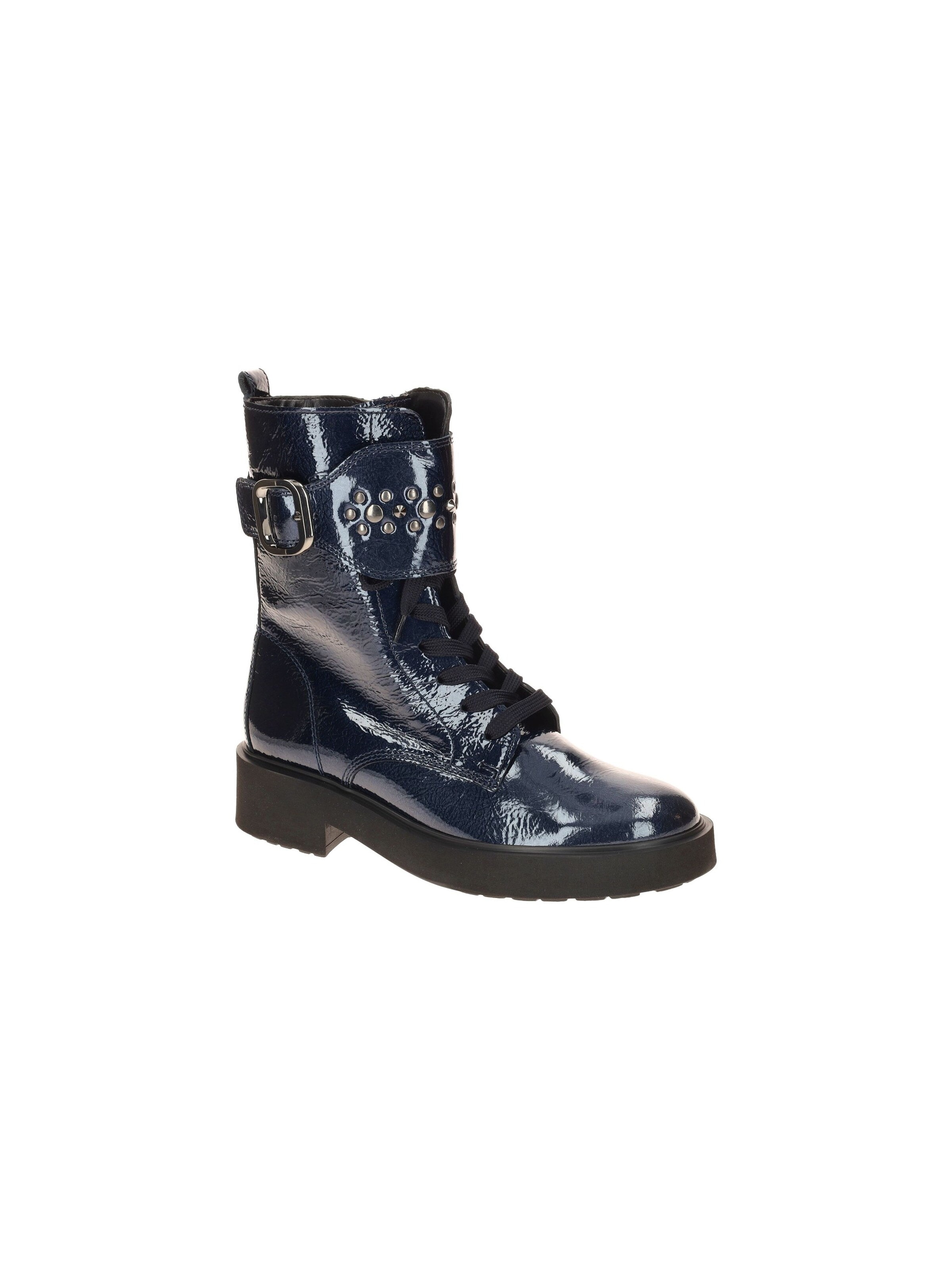 GABOR Boots 'Gabor Fashion Plateau Stiefel blau Lack 71.781.96' in 35 in Blue, Item view
