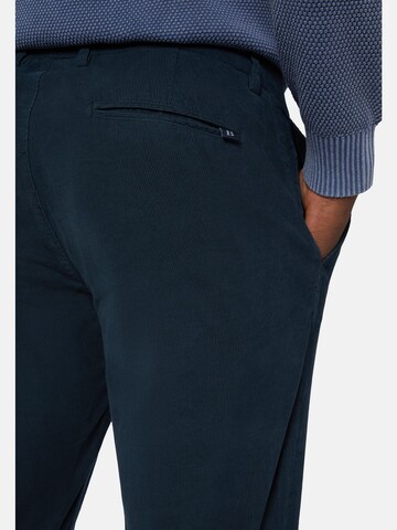 Boggi Milano Regular Broek 'Corduroy' in Blauw