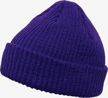 Bonnet Flexfit en violet : devant