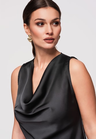 Ombre Top in Zwart
