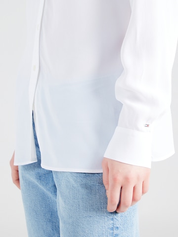 Camicia da donna 'Fluid' di TOMMY HILFIGER in bianco