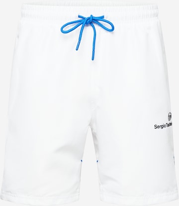 Regular Pantalon de sport 'LISTA' Sergio Tacchini en blanc : devant