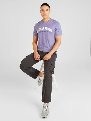 T-Shirt 'BRAD' JACK & JONES en violet