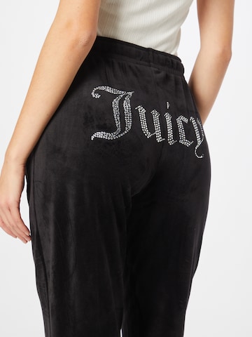 Juicy Couture Ohlapna forma Hlače 'Tina' | črna barva