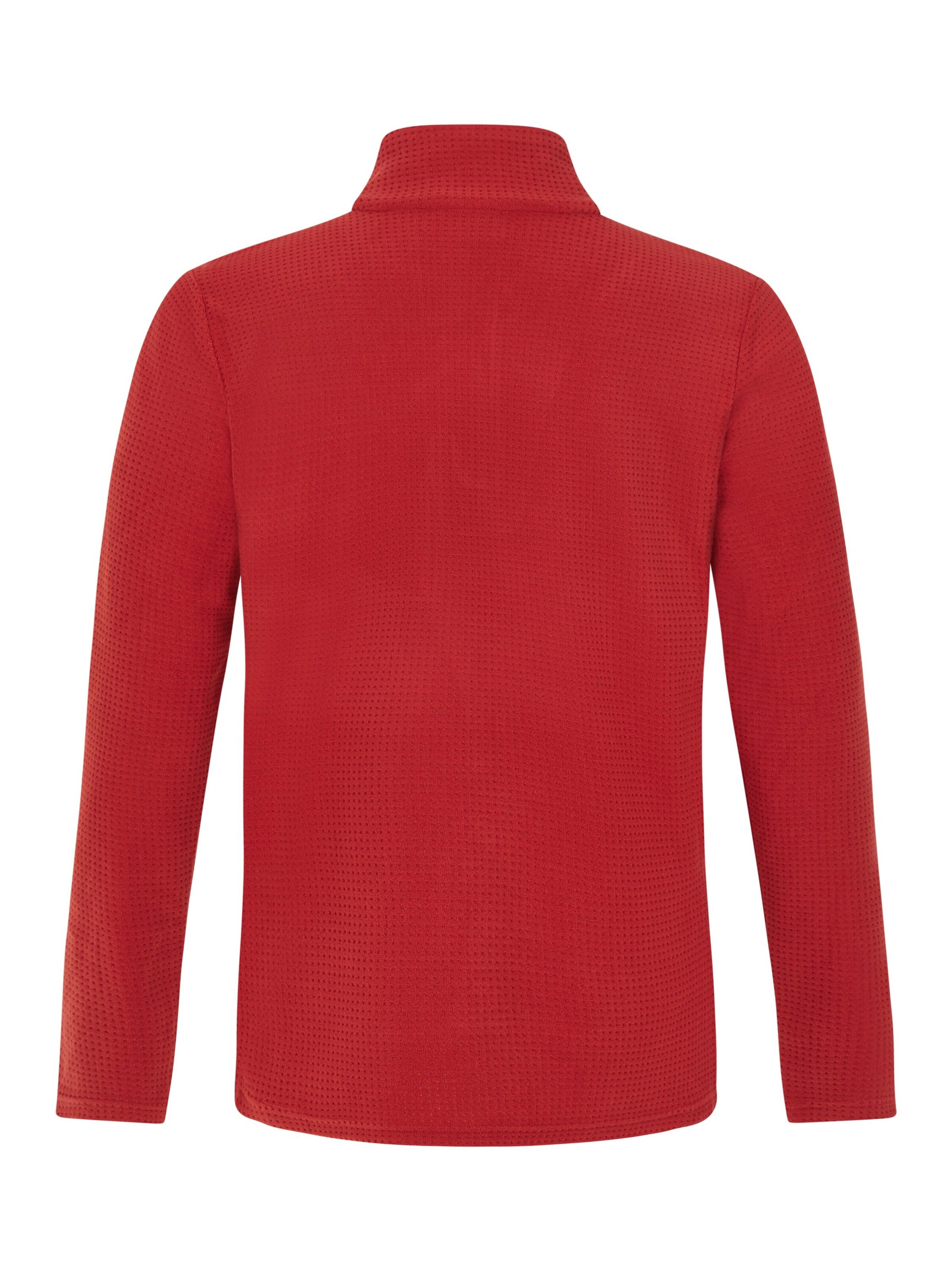 PROTEST Athletic Sweatshirt 'PRTCARE' in Red
