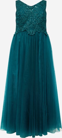 My Mascara Curves Evening Dress in Green: front