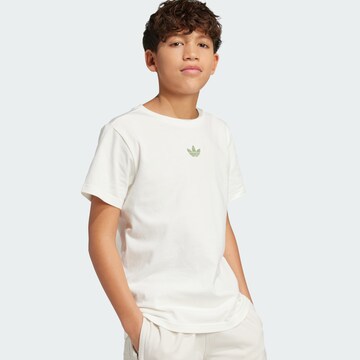 T-Shirt 'Adidas Originals x Minecraft' ADIDAS ORIGINALS en blanc