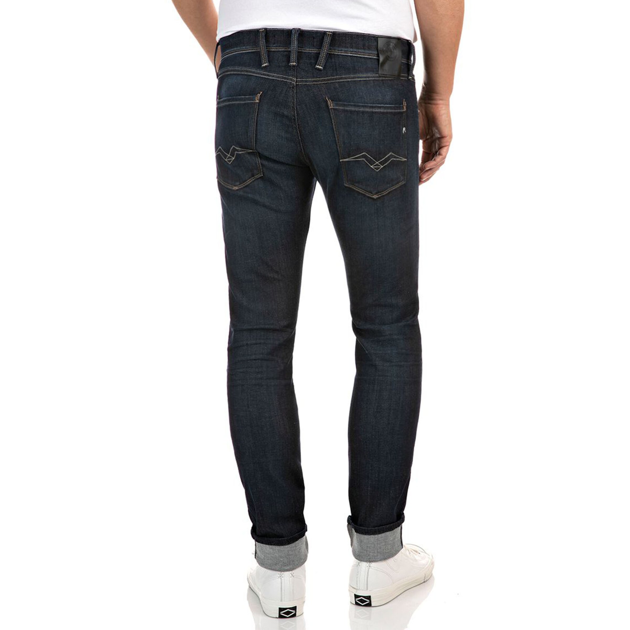 REPLAY Slimfit Jeans in Blauw