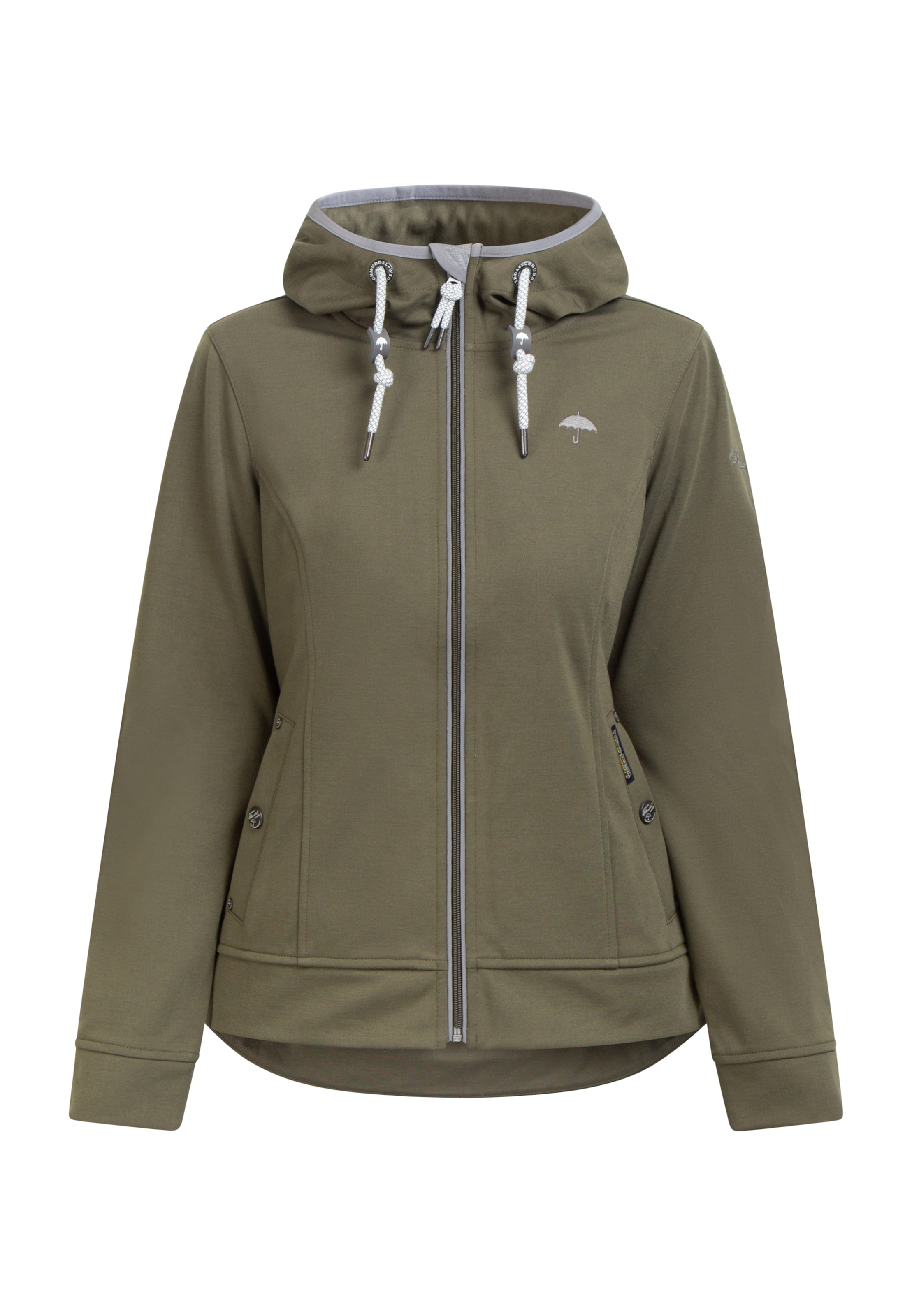 Schmuddelwedda Λειτουργικό μπουφάν 'Kianna' σε πράσινο: μπροστά