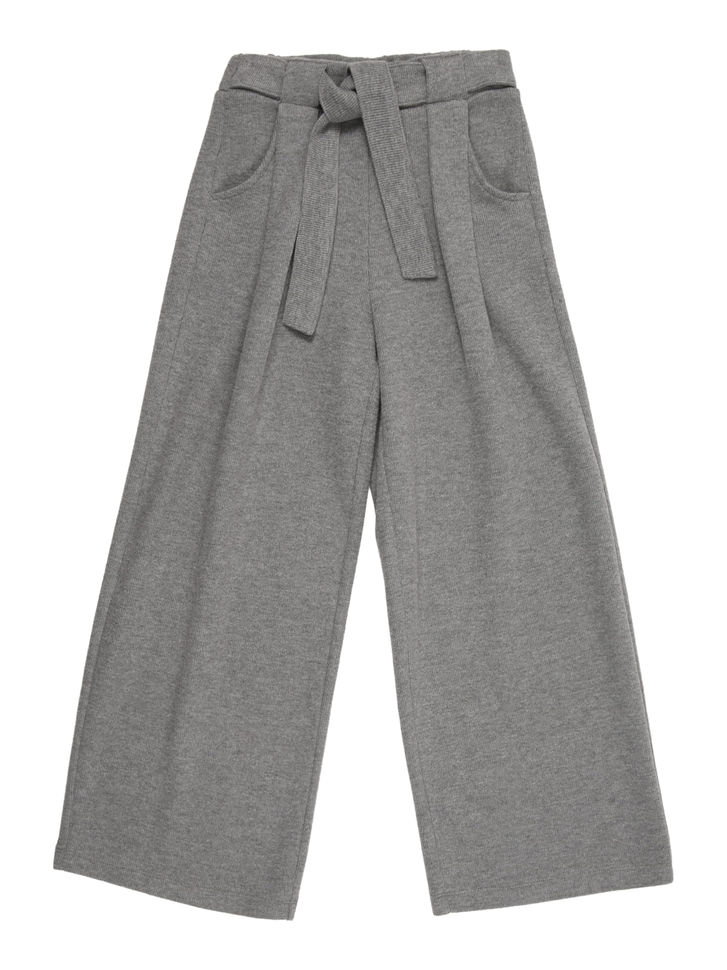 UNITED COLORS OF BENETTON Wide leg Παντελόνι σε γκρι: μπροστά