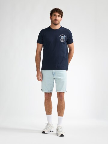 Petrol Industries Shirt 'Onix' in Blue