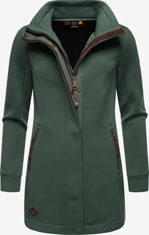 Ragwear Zip-Up Hoodie 'Letrice' in Green: front