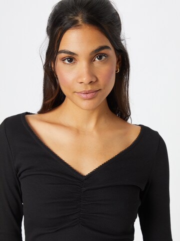 Monki - Camiseta en negro