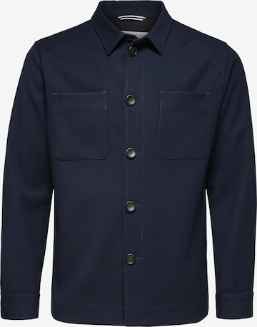 SELECTED HOMME Tussenjas 'Benjamin' in Blauw: voorkant