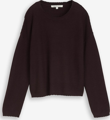 Pull-over TOM TAILOR DENIM en violet : devant